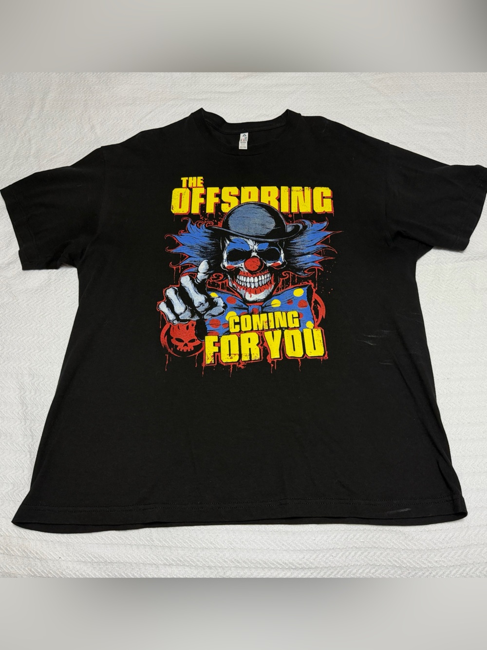 The Offspring Coming For You T Shirt XL Black Punk Rock Band Graphic Tee